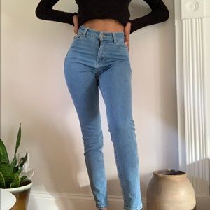 American Apparel Pencil Jean, Medium Wash